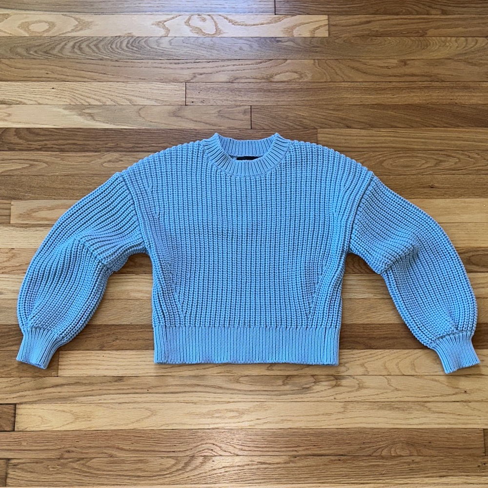 Banana Republic Light Blue Crew Neck Sweater